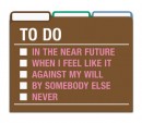 To Do, Ponder, File Folders